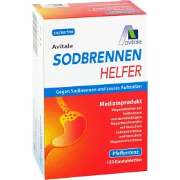 SODBRENNEN Helfer kramtomosios tabletės, 120 vnt