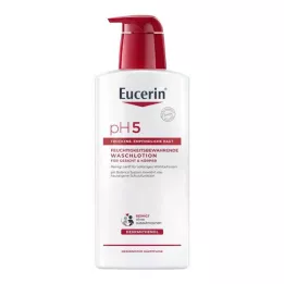 EUCERIN pH5 prausimosi losjonas jautriai odai su pompa, 400 ml