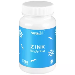 ZINK BISGLYCINAT 25 mg veganiškos kapsulės, 90 vnt