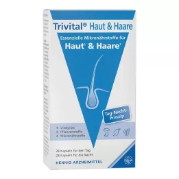 TRIVITAL Kapsulės odai+plaukams, 56 vnt
