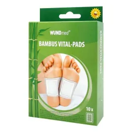 Bambuko pleistrai „Vital-pads“ detoksikacijai ir atgaivinimui (10 vnt.)