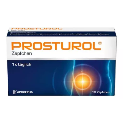 PROSTUROL Žvakutės, 10 vnt PROSTUROL Žvakutės, 10 vnt