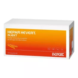 HEPAR HEVERT injekcinės ampulės, 100X2 ml