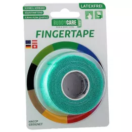 FINGERTAPE be latekso BUDDYCARE MED žalia, 1 vnt
