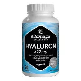 HYALURONSÄURE 300 mg didelės dozės veganiškos kapsulės, 90 vnt