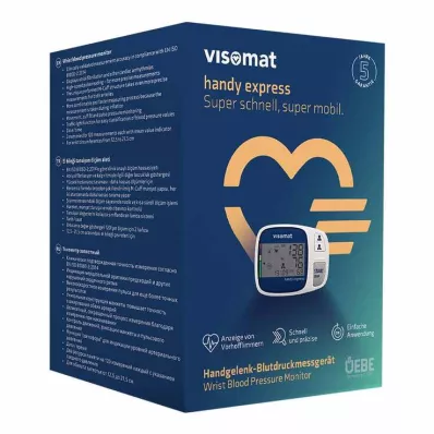 VISOMAT patogus greitas visiškai automatinis rankinis kraujospūdžio matuoklis, 1 vnt