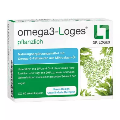 OMEGA3-Loges daržovių kapsulės, 60 vnt OMEGA3-Loges daržovių kapsulės, 60 vnt