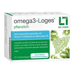 OMEGA3-Loges daržovių kapsulės, 120 vnt