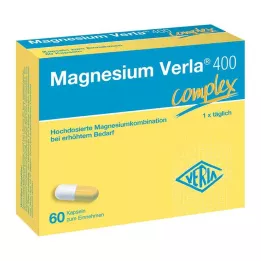 MAGNESIUM VERLA 400 kapsulių, 60 vnt