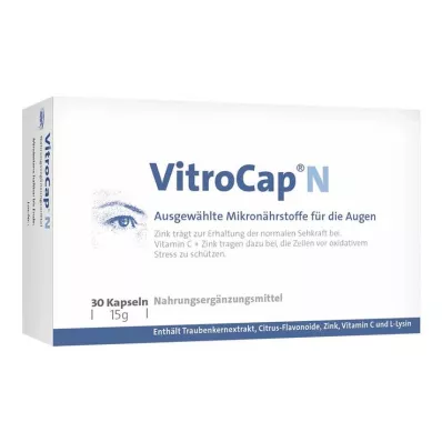 VITROCAP N kapsulės, 30 vnt VITROCAP N kapsulės, 30 vnt