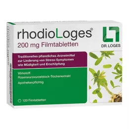 RHODIOLOGES 200 mg plėvele dengtos tabletės, 120 vnt
