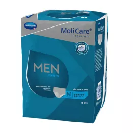 MOLICARE Premium MEN Kelnės 7 drops M, 8 vnt