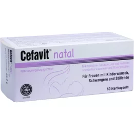 CEFAVIT natal kietos kapsulės, 60 vnt