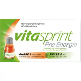 VITASPRINT Pro energetinių gėrimų buteliai, 8 vnt