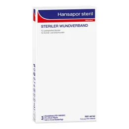Hansapor sterilus žaizdų tvarstis 10x20 cm (3 vnt.)