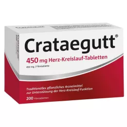 CRATAEGUTT 450 mg širdies ir kraujagyslių tabletės, 200 vnt