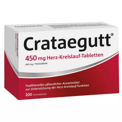 CRATAEGUTT 450 mg širdies ir kraujagyslių tabletės, 200 vnt