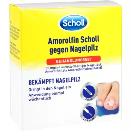 AMOROLFIN Scholl nuo nagų grybelio gydymo rinkinys, 2,5 ml