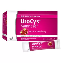 UROCYS „Mannose+ Sticks“, 15 vnt