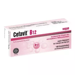 CEFAVIT B12 kramtomosios tabletės, 100 vnt