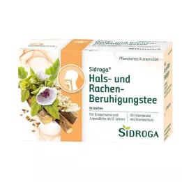 SIDROGA Gerklę ir ryklę raminantis arbatos filtro maišelis, 20X1,75 g