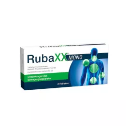 RUBAXX Mono tabletės, 20 vnt