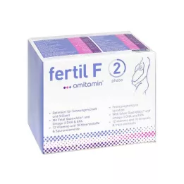 AMITAMIN fertil F fazės 2 kapsulės, 120 vnt