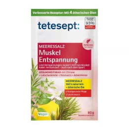 TETESEPT Jūros druskos raumenų atpalaidavimas, 80 g