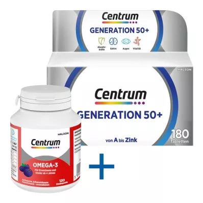 CENTRUM 50+ kartos planšetės, 180 vnt