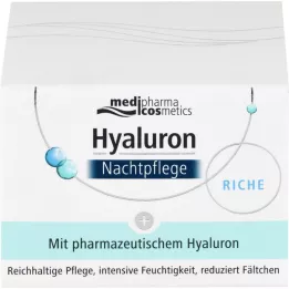 HYALURON NACHTPFLEGE sodraus kremo indelyje, 50 ml