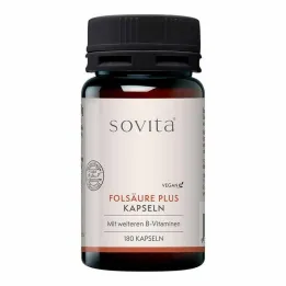 Sovita folio rūgštis plius kapsulės, 180 vnt
