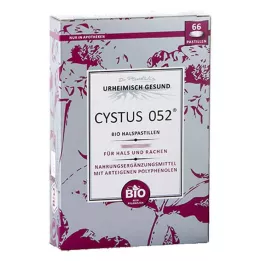 CYSTUS 052 Ekologiškos gerklės pastilės, 66 vnt