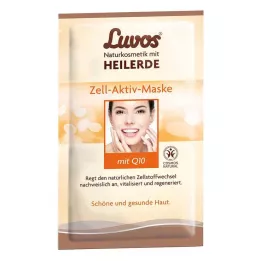 LUVOS Gydomoji molio ląstelėms aktyvi kaukė Natūrali kosmetika, 2X7,5 ml