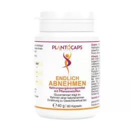 PLANTOCAPS Galiausiai kapsulės Lose Weight, 60 vnt