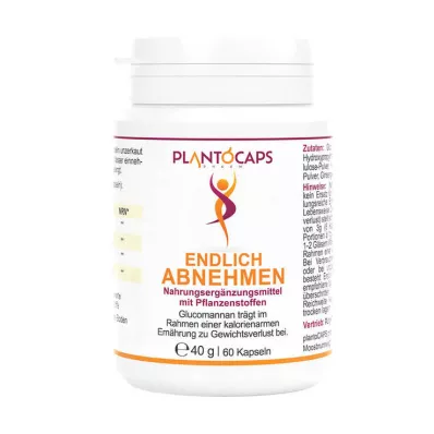 PLANTOCAPS Galiausiai kapsulės Lose Weight, 60 vnt PLANTOCAPS Galiausiai kapsulės Lose Weight, 60 vnt