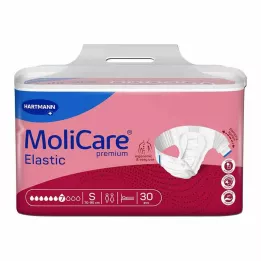 MOLICARE Premium Elastic Briefs 7 drops dydis S, 30 vnt