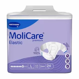 MOLICARE Premium Elastic Slip 8 Drops Dydis L, 24 vnt