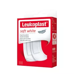 LEUKOPLAST minkšta balta str.19x72mm 12st/38x72mm 8st,20st