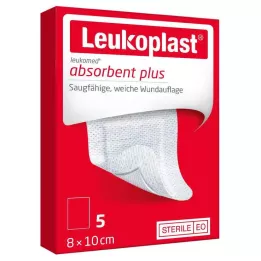 LEUKOPLAST Leukomed sterilus 8x10 cm žaizdos tvarstis, 5 vnt