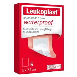 LEUKOPLAST Leukomed T Plus sterilus 5x7,2 cm, 5 vnt