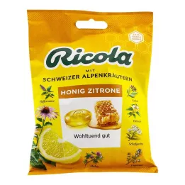 RICOLA m.Z.Beutel Echinacea medaus citrinų bonbonai, 75 g
