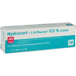 HYDROCORT-1A Pharma 0,5% grietinėlė, 20 g