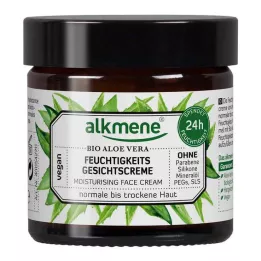 ALKMENE Drėkinamasis veido kremas ekologiškas alavijas, 50 ml