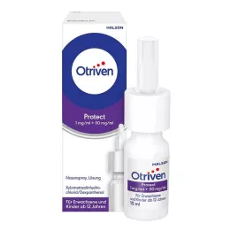 OTRIVEN Protect 1 mg/ml + 50 mg/ml nosies purškalo tirpalas, 10 ml
