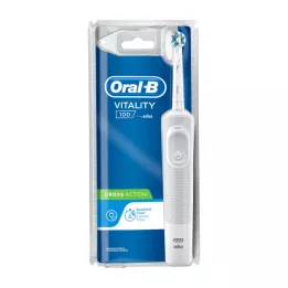ORAL B Vitality 100 cls baltas dantų šepetėlis, 1 vnt