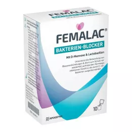 FEMALAC Bakterijų blokavimo milteliai, 10 vnt