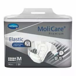 MOLICARE Premium Elastic Briefs 10 drops dydis M, 14 vnt