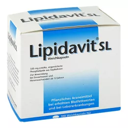 LIPIDAVIT SL Minkštos kapsulės, 100 vnt