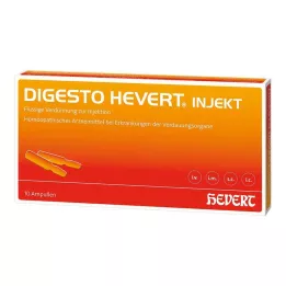 DIGESTO Hevert injekcinės ampulės, 10X2 ml