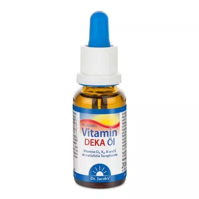 VITAMIN DEKA Aliejus Dr.Jacobs Drops, 20 ml